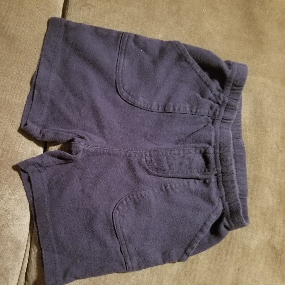 Boys size 24 months navy blue cotton shorts